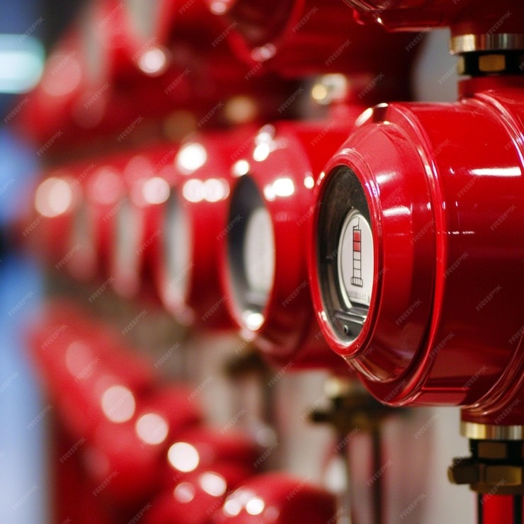 closeup fire prevention equipmen - EXTINOVA